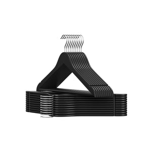 Wooden Hangers with 360 Swivel Hooks, Pack of 20 - HWLEXTRA 