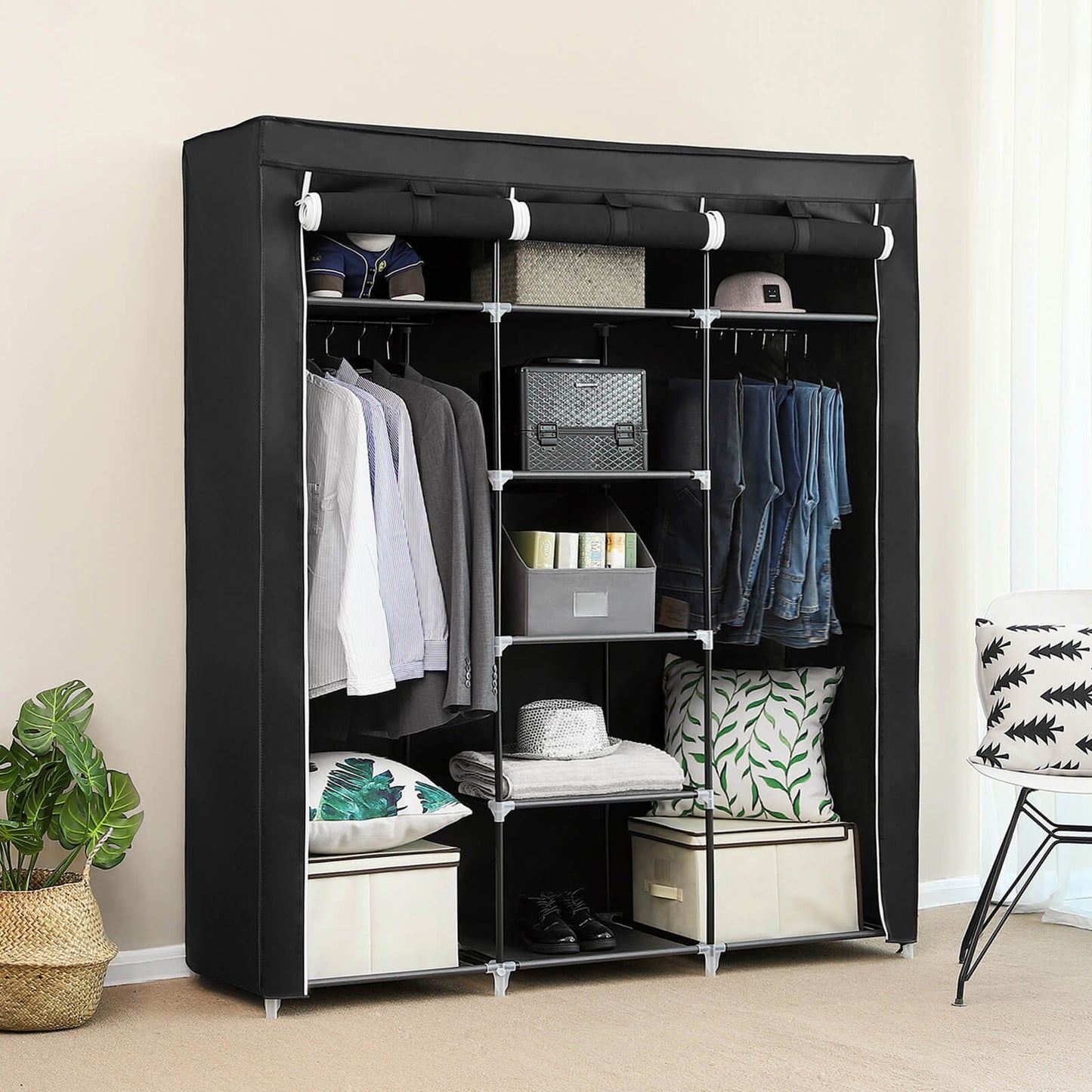 Gray Canvas Wardrobe - image 12