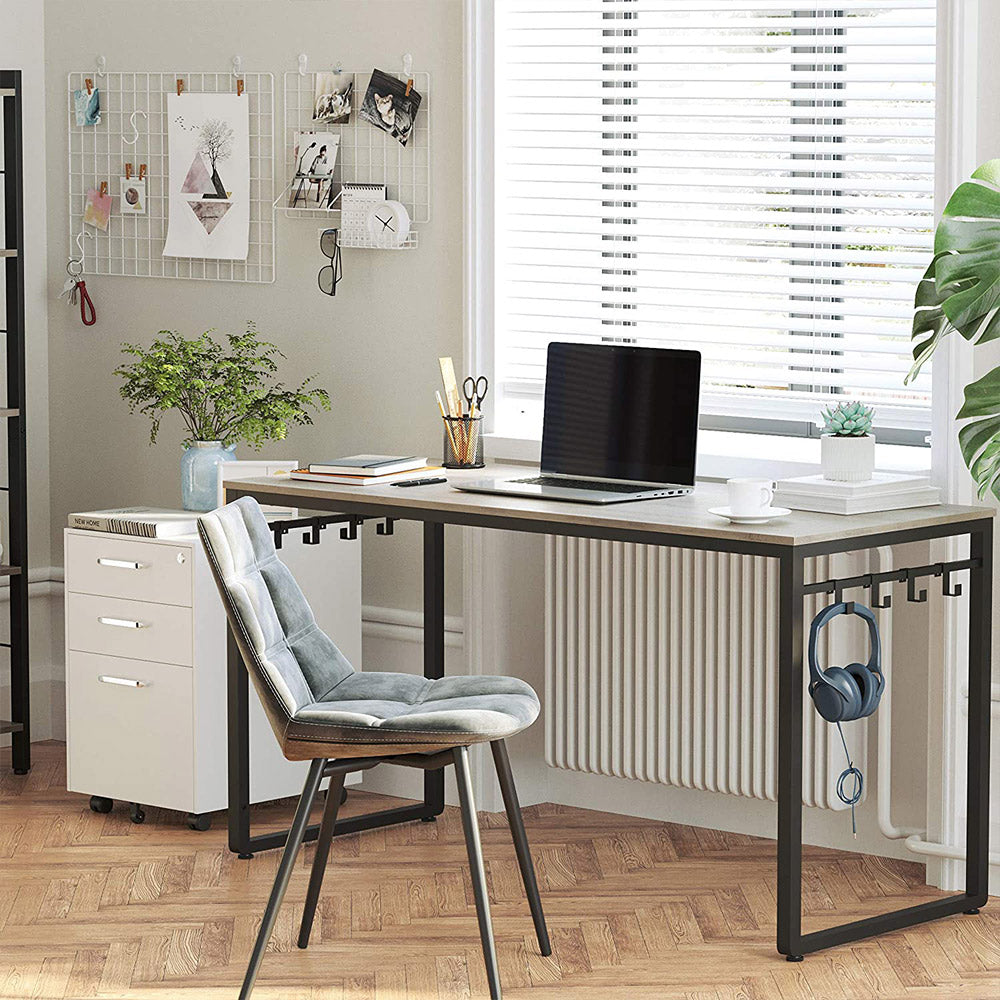 Computer Desk | Office Desk with 8 Hooks