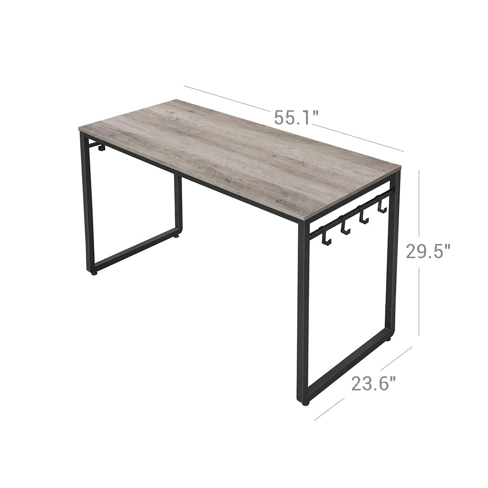 Computer Desk | Office Desk with 8 Hooks