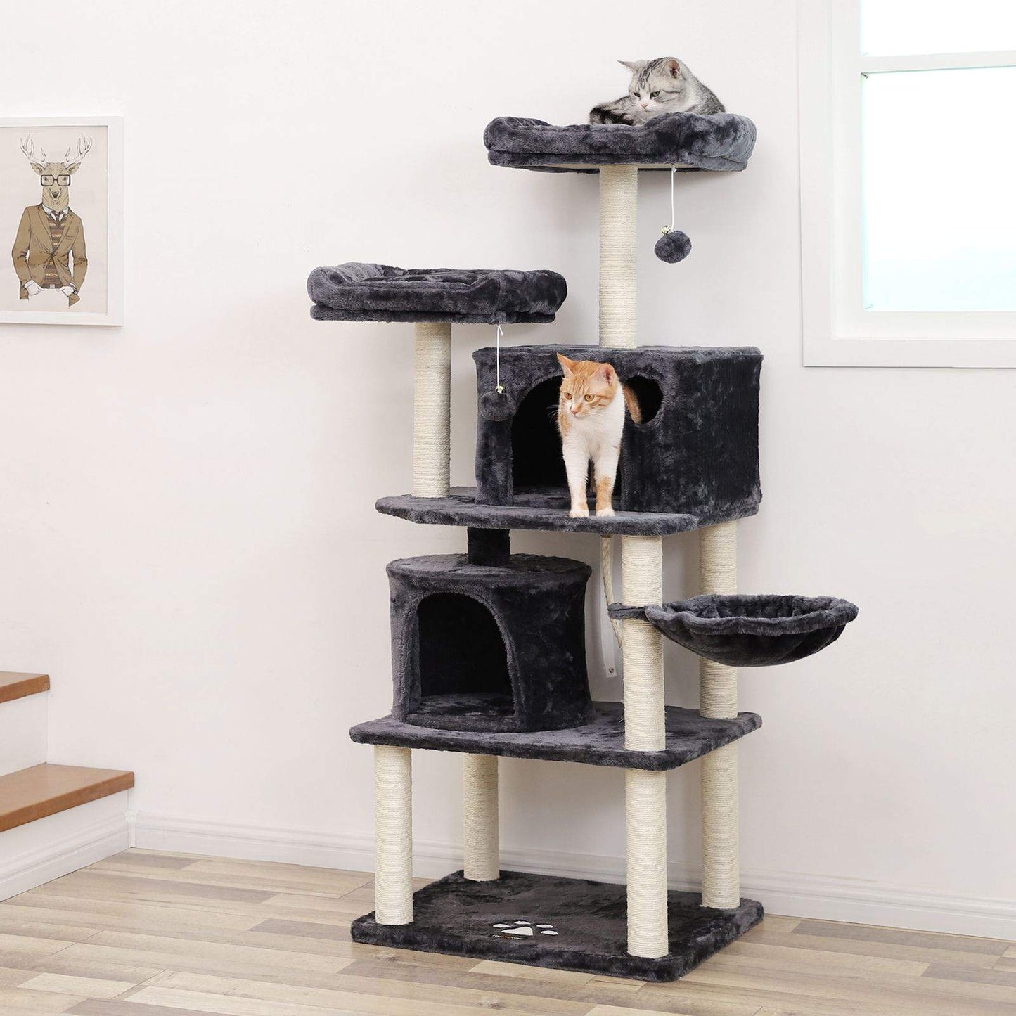 Double Perches Cat Tree - image 4