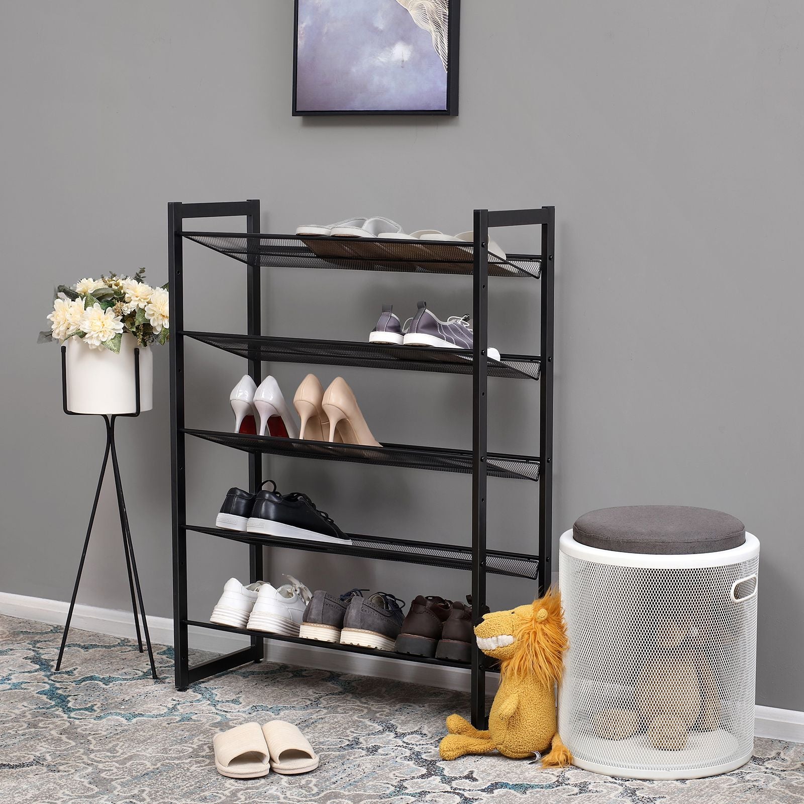 Flat Angled Shoe Rack - image 4