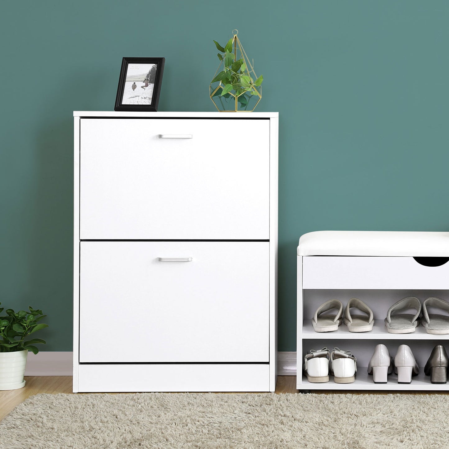 Flip Doors Shoe Cabinet - image 4