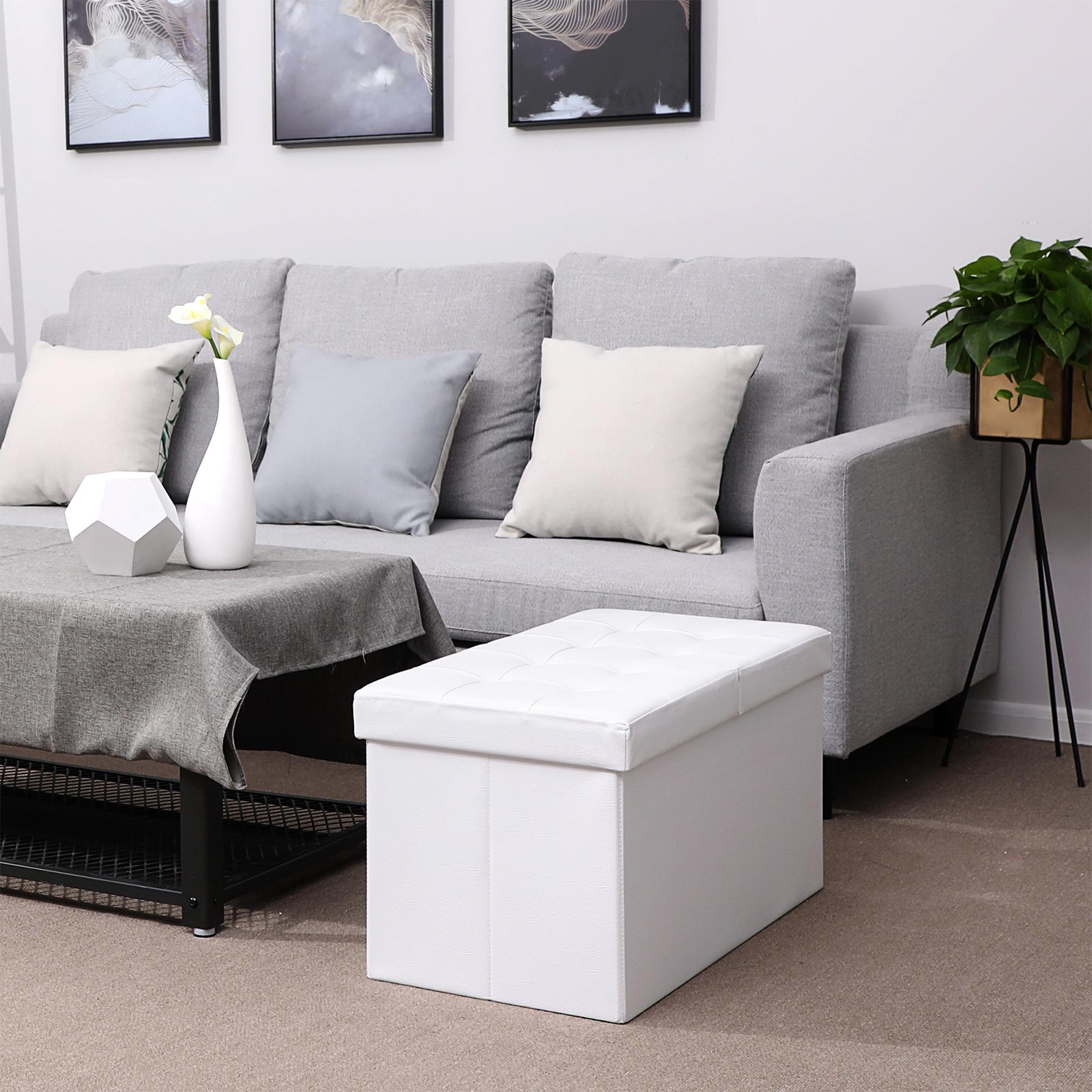 Flipping Lid Ottoman Bench - image 1