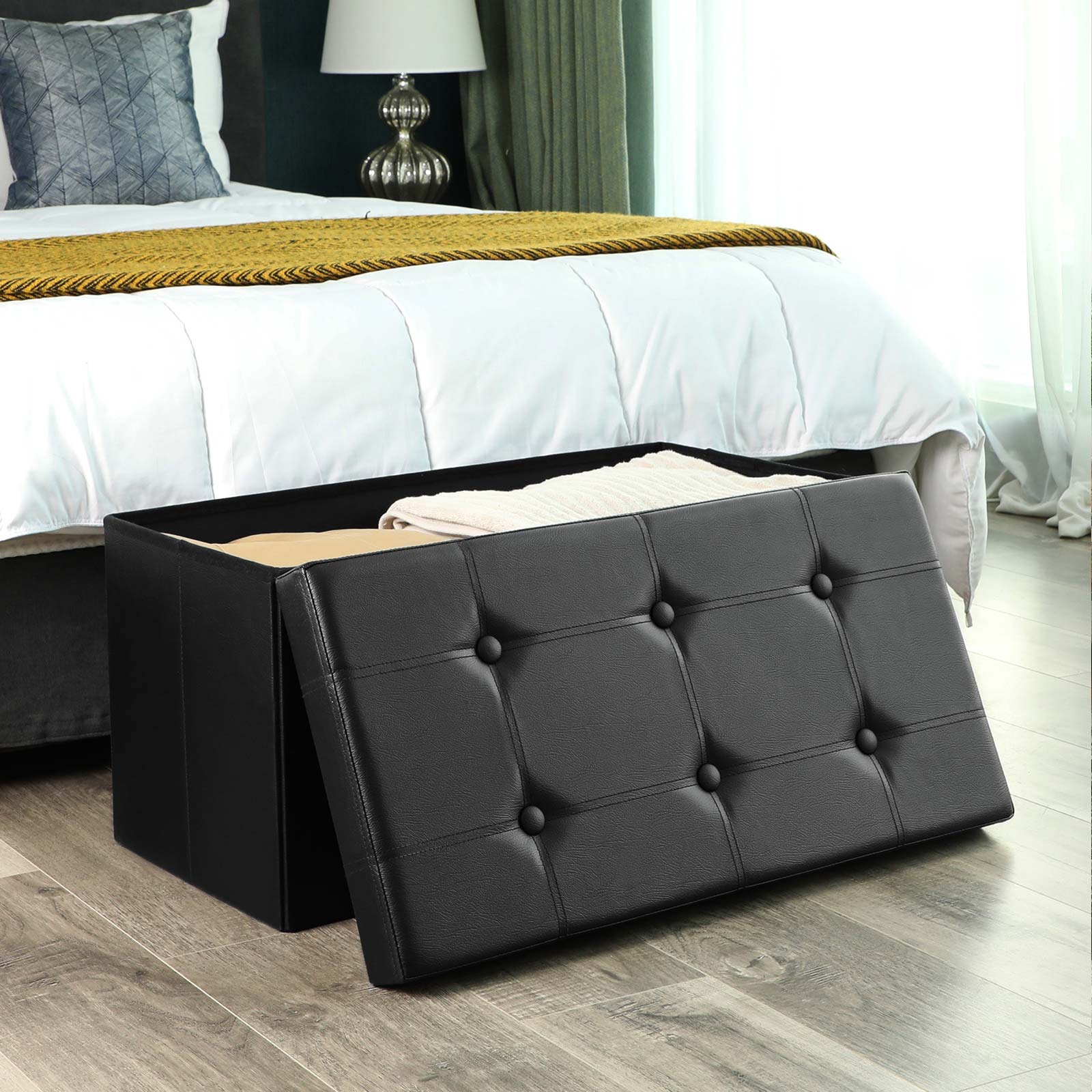 Folding Pouffe Ottoman - image 4