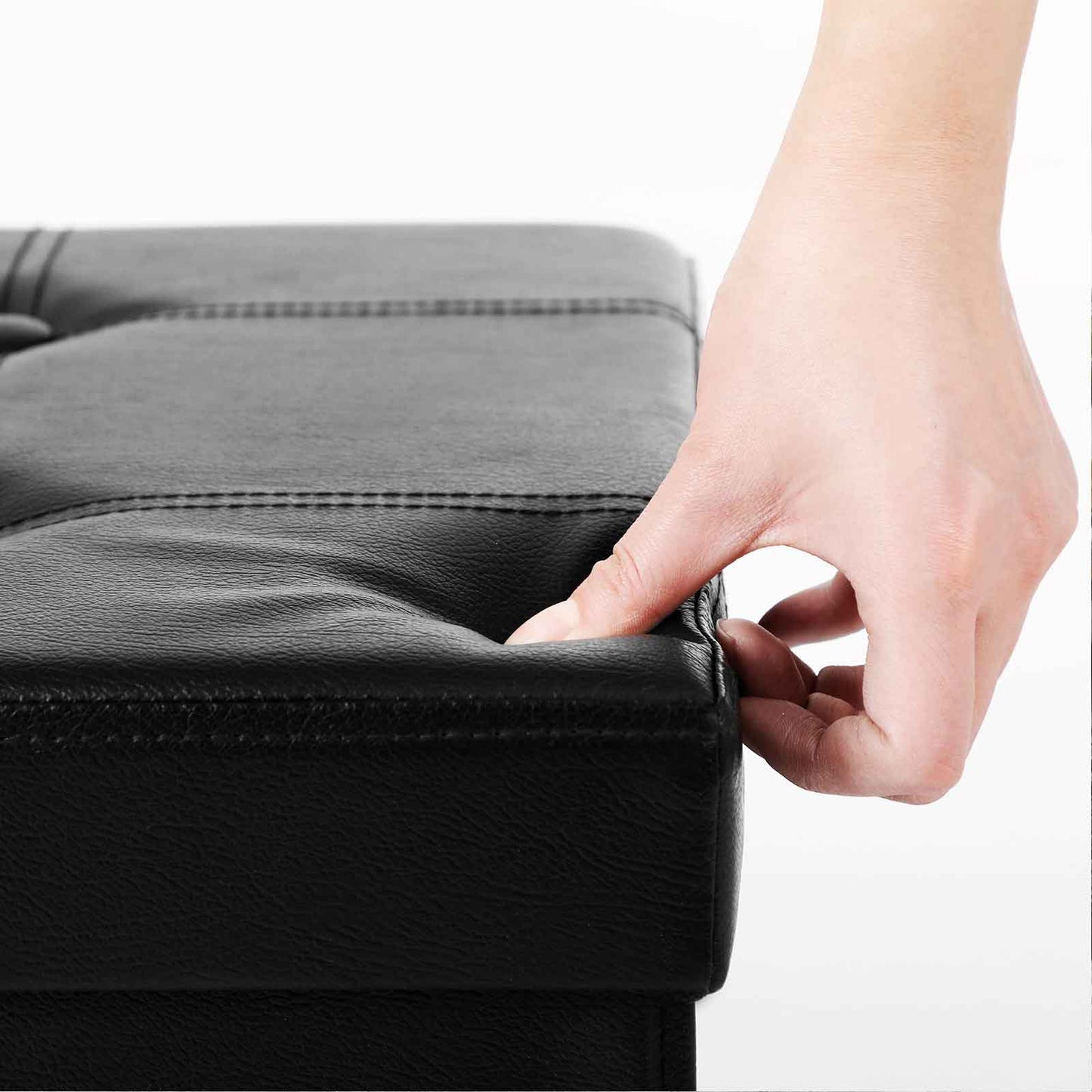 Folding Pouffe Ottoman - image 6