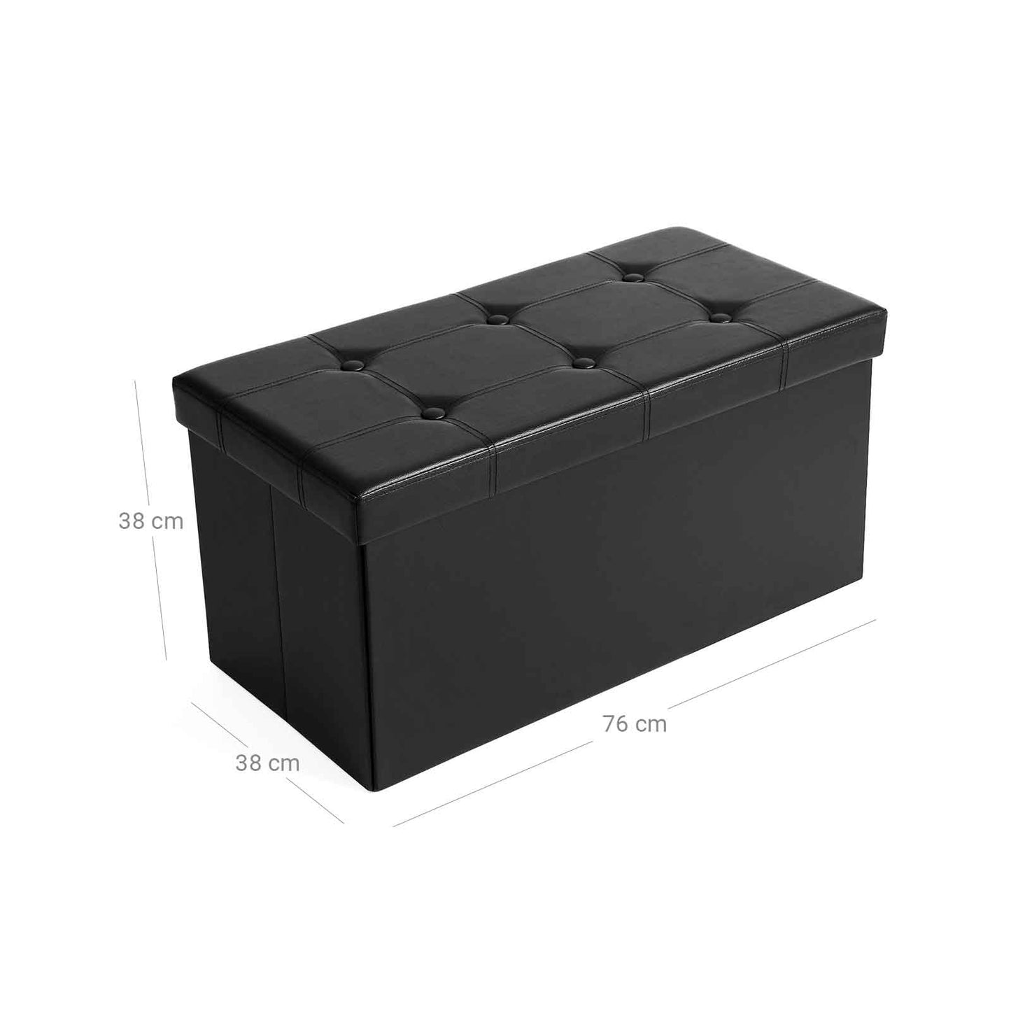 Folding Pouffe Ottoman - image 7
