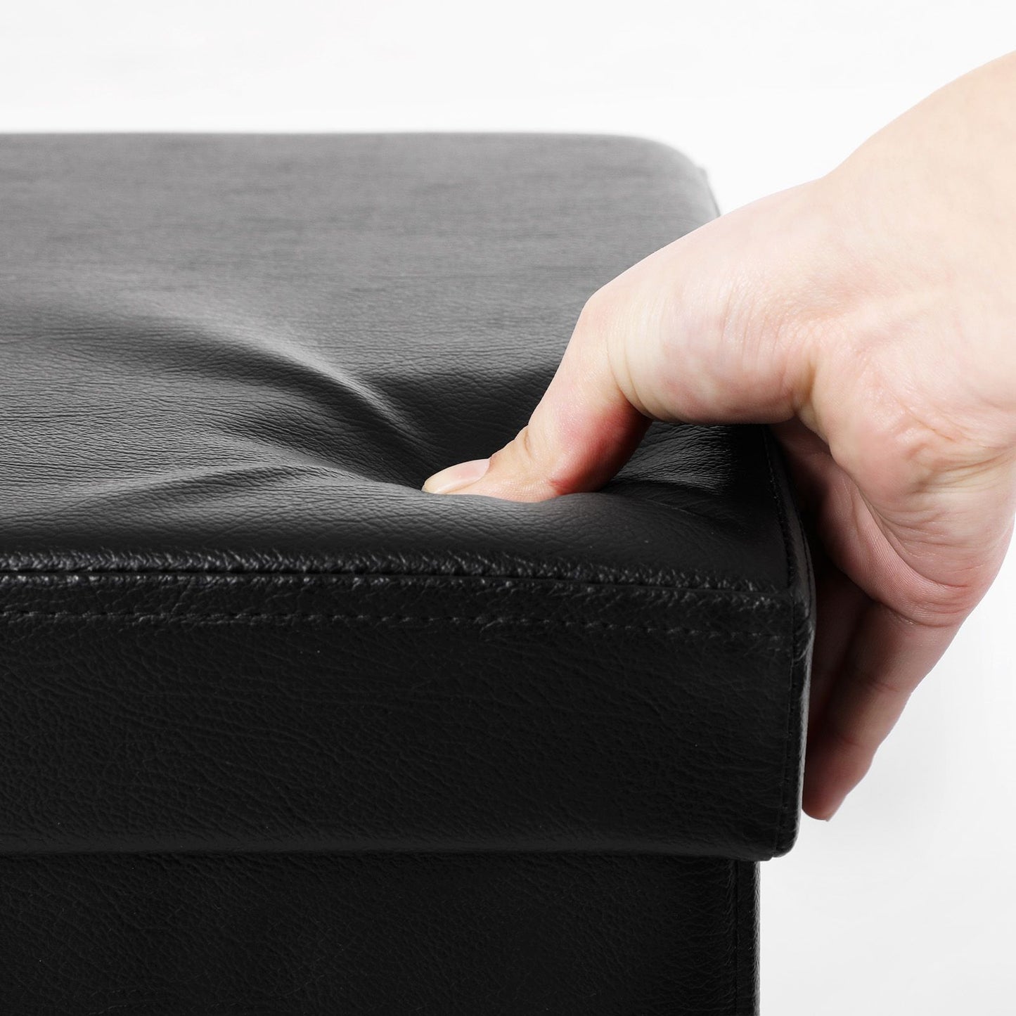 Folding Storage Ottoman Cube - HWLEXTRA 