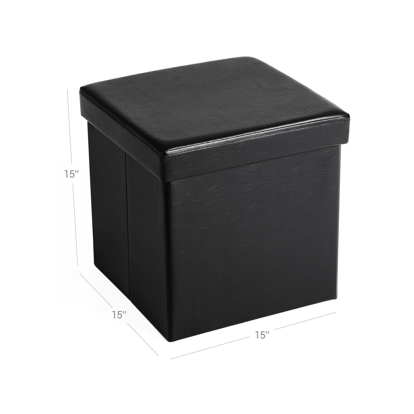 Folding Storage Ottoman Cube - HWLEXTRA 