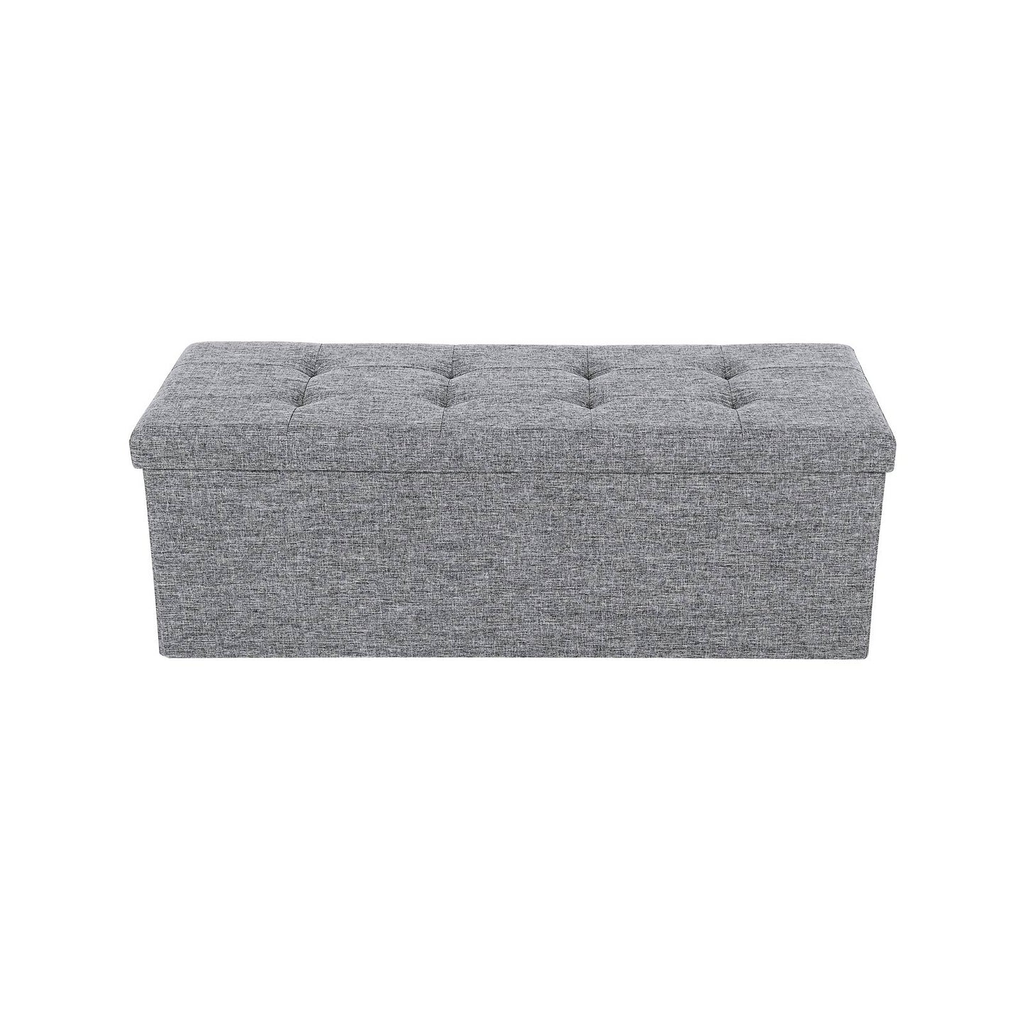 Folding Storage Ottoman - image 3