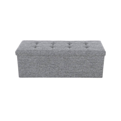 Folding Storage Ottoman - image 3