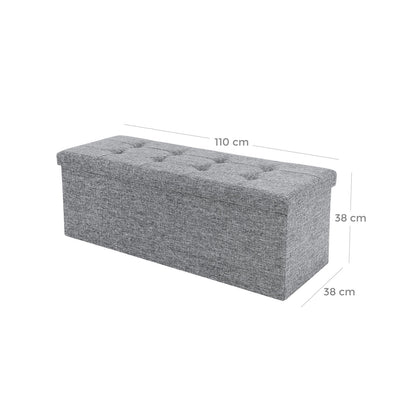Folding Storage Ottoman - image 7