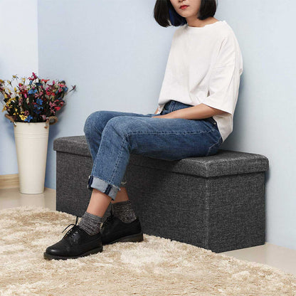 Folding Storage Ottoman - image 11