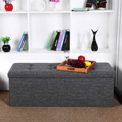 Folding Storage Ottoman - image 12