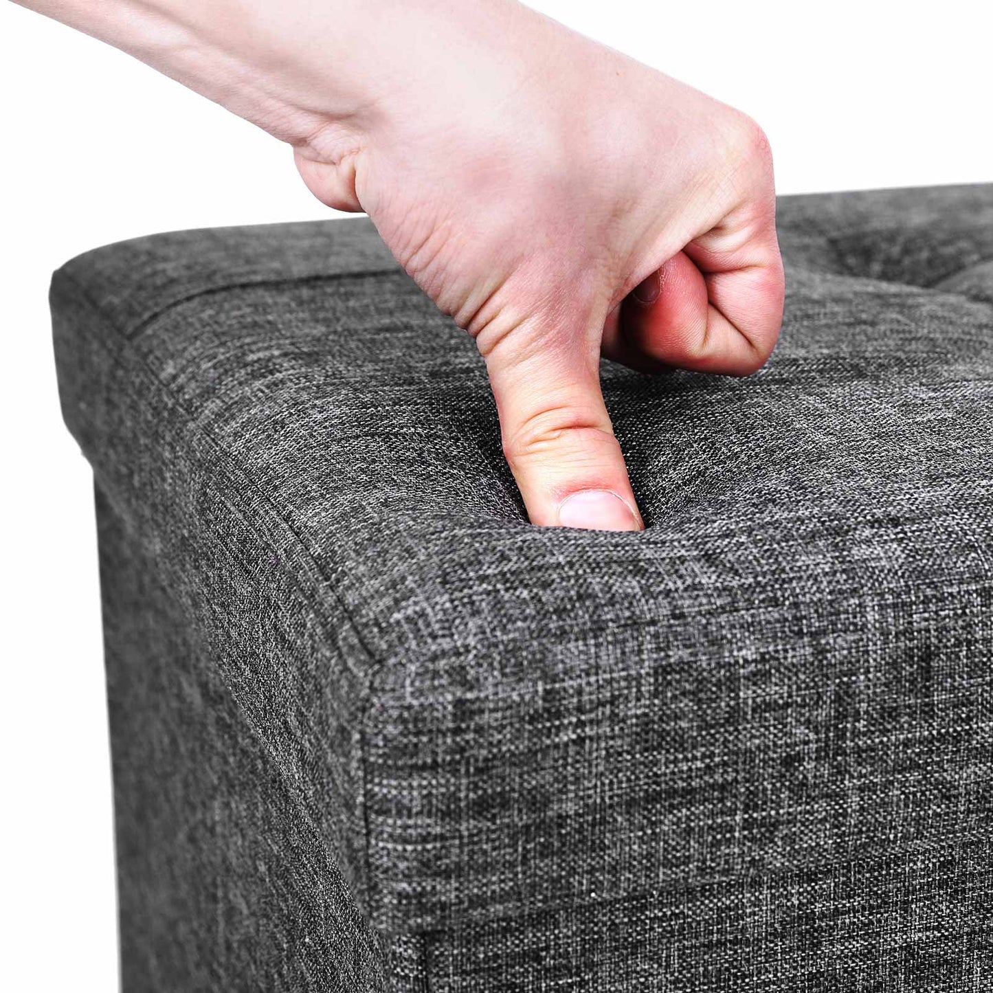 Folding Storage Ottoman - image 14