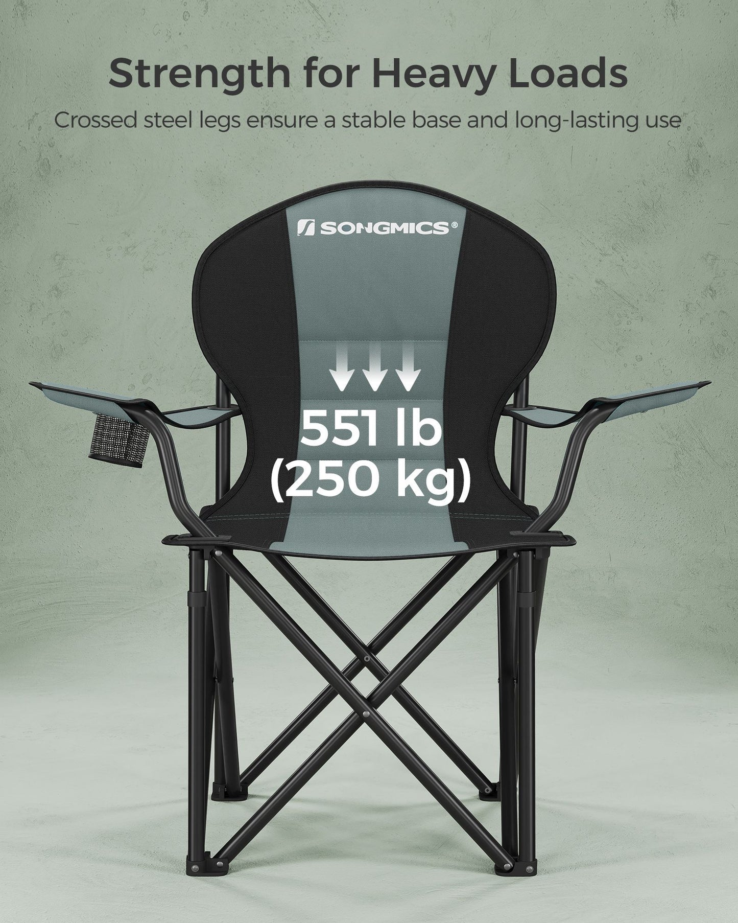 Folding Camping Chair with Cup Holder - image 24