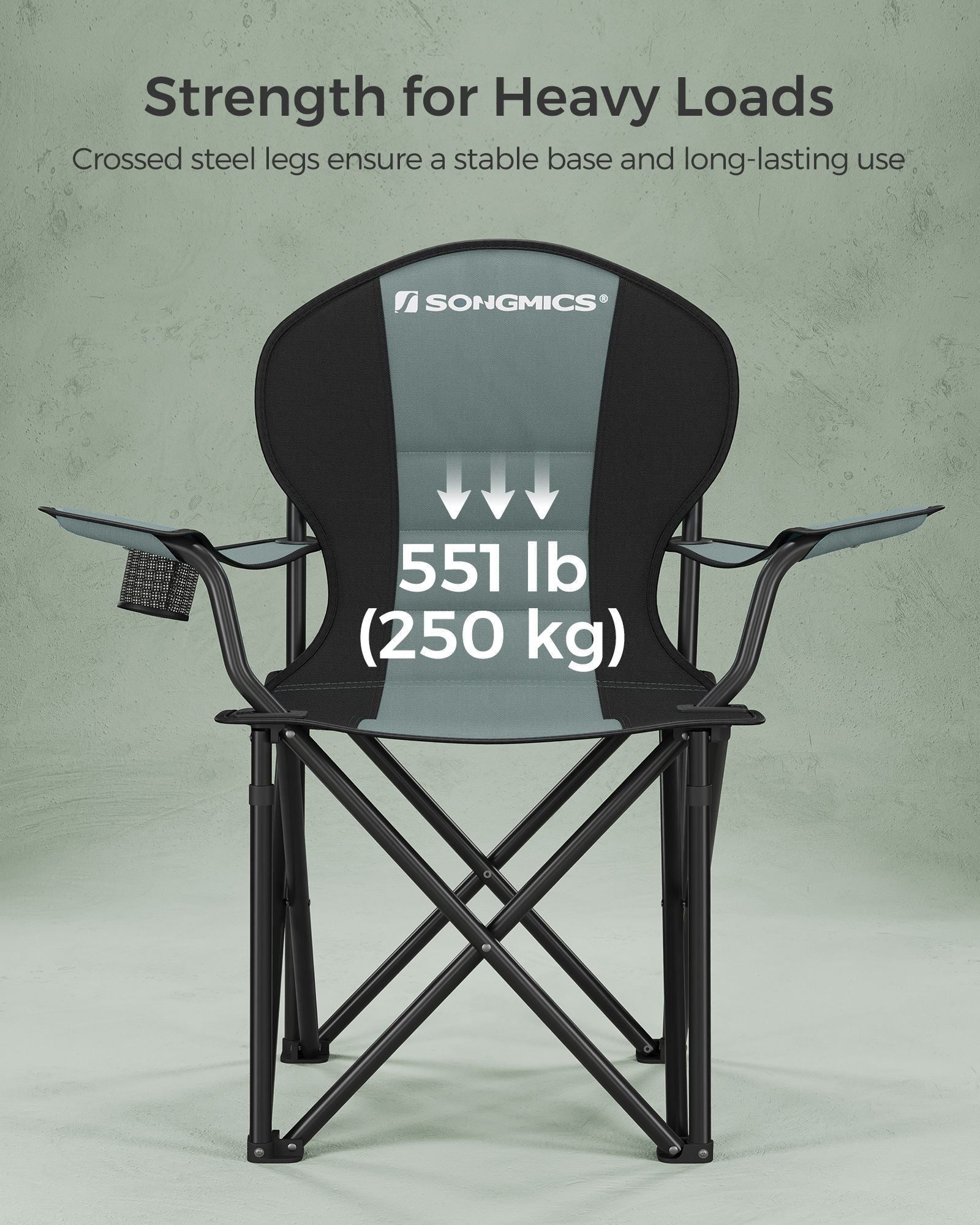 Folding Camping Chair with Cup Holder - image 24