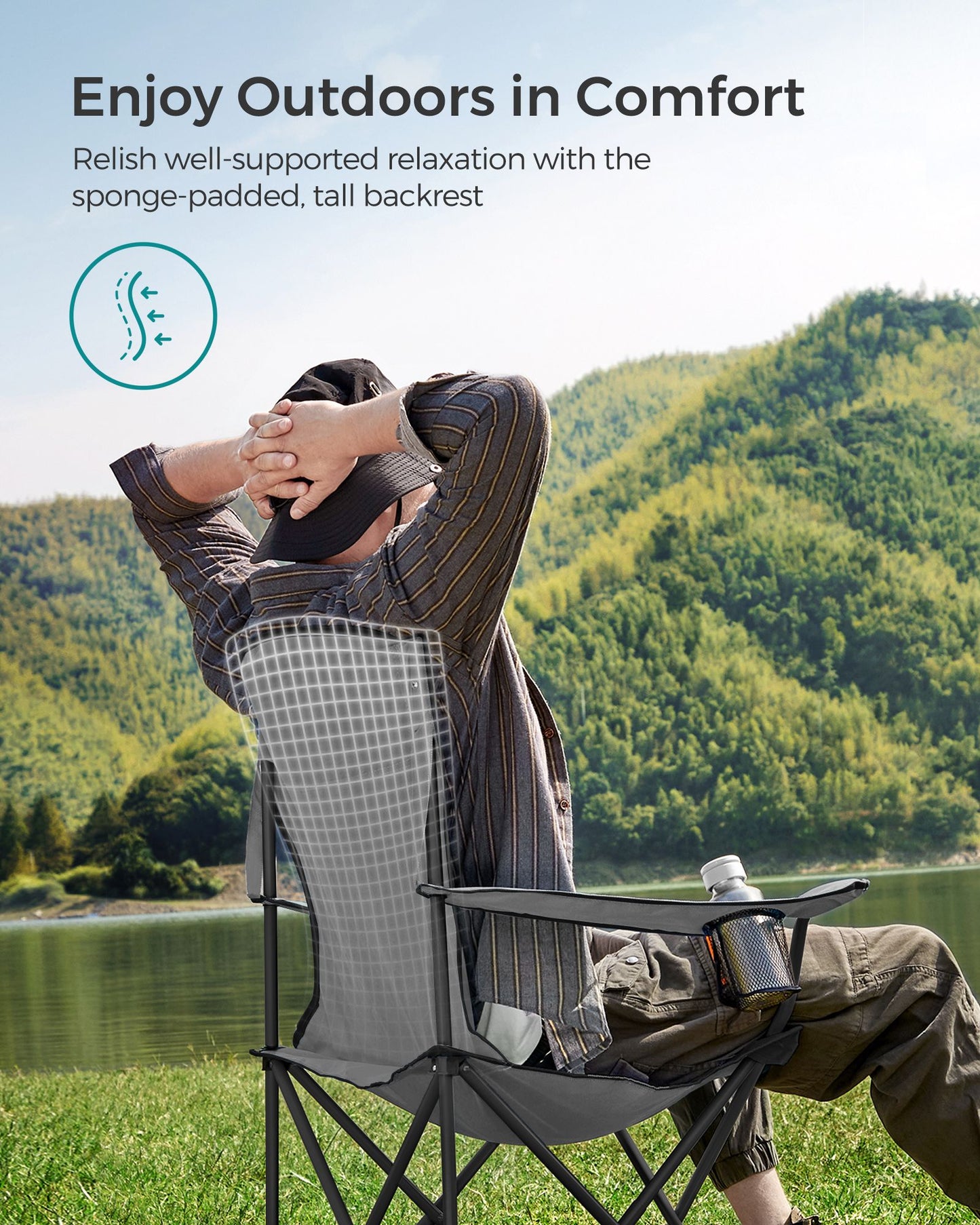 Folding Camping Chair with Cup Holder - image 32