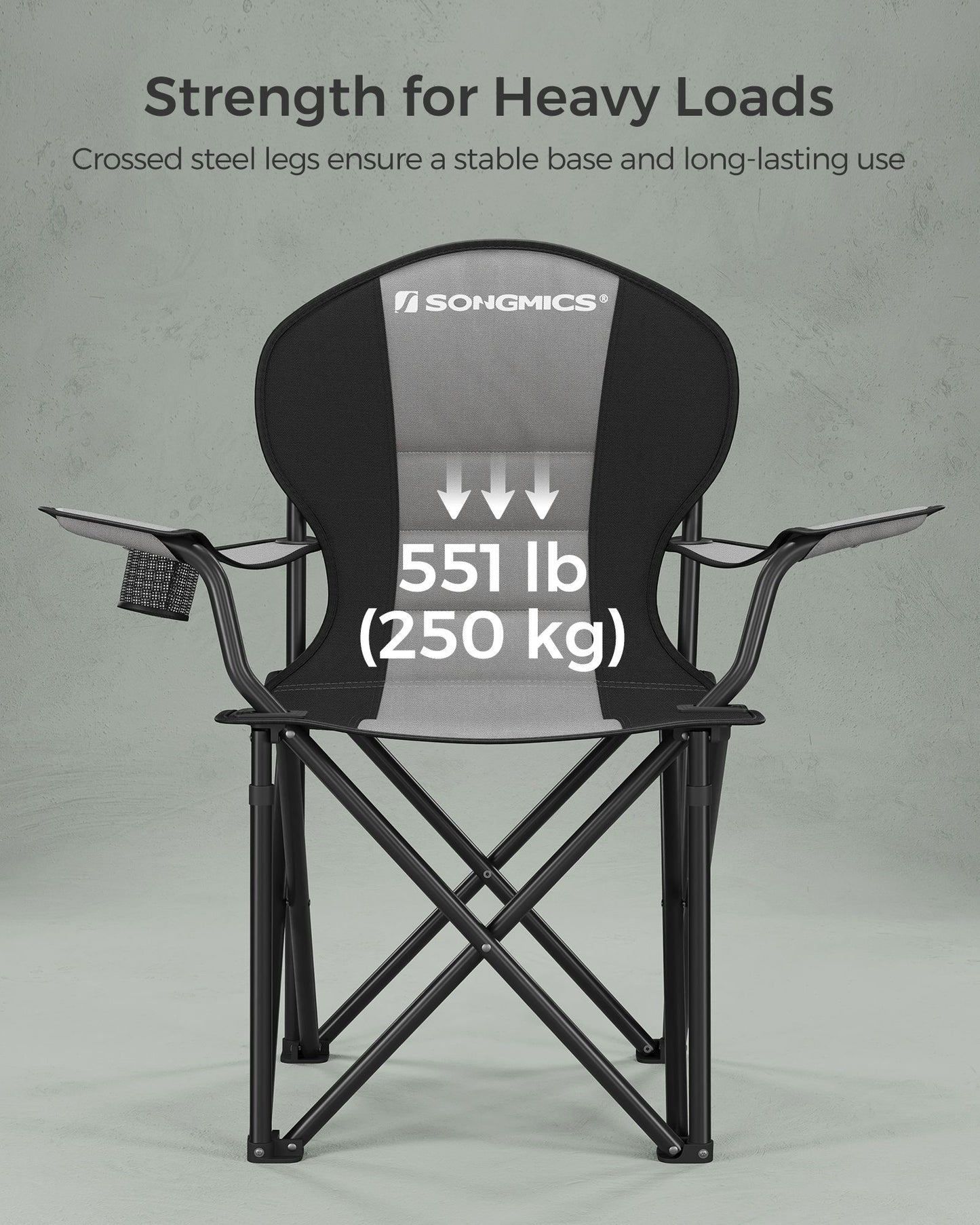 Folding Camping Chair with Cup Holder - image 33