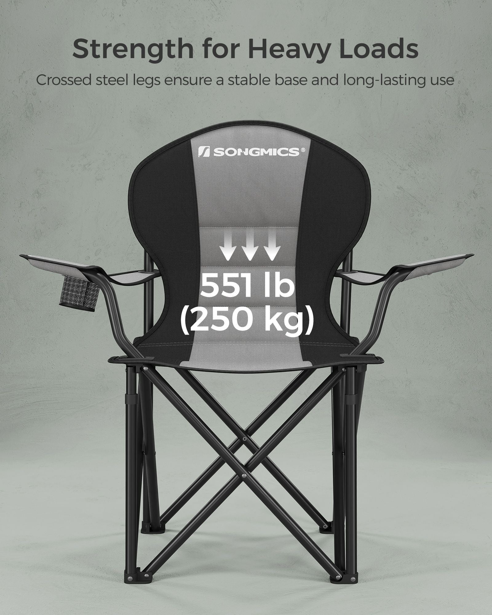Folding Camping Chair with Cup Holder - image 33