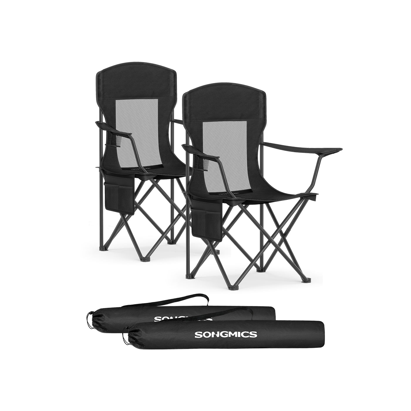 Foldable Sports Chairs Set of 2