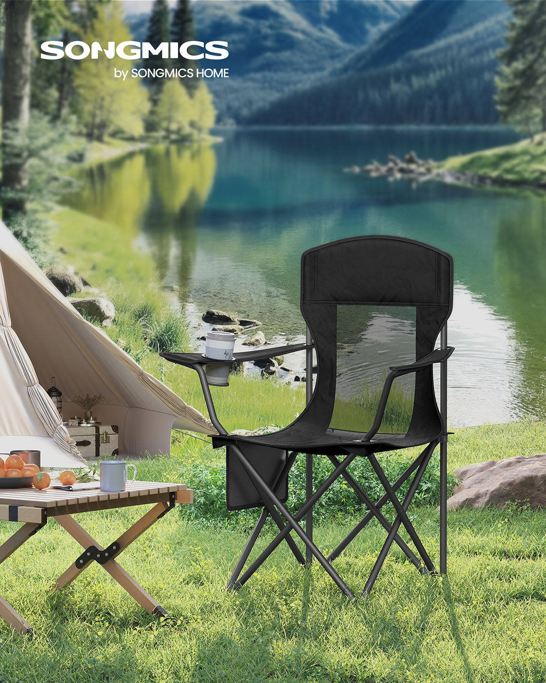Foldable Sports Chairs Set of 2 - HWLEXTRA 