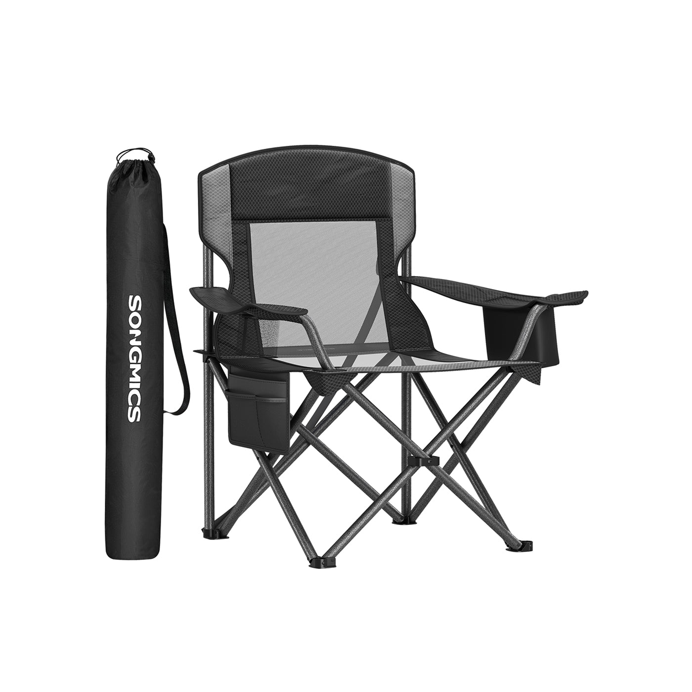 Outdoor Folding Chair, 352 lb Weight Capacity