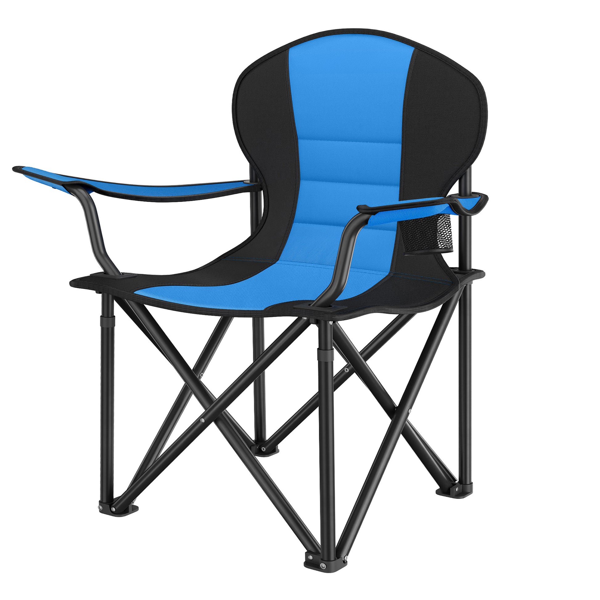 Camping Chair, Folding Outdoor Chair with Padded Seat, Cup Holder - image 13