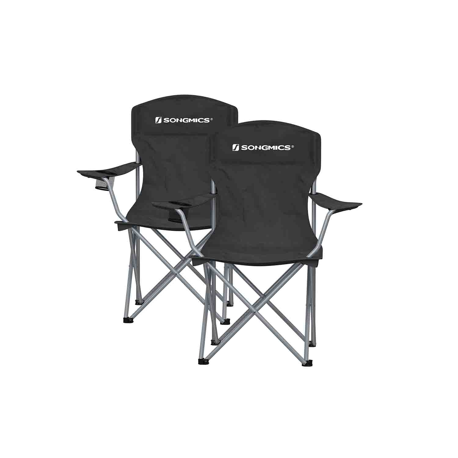Set of 2 Folding Camping Chairs - image 1
