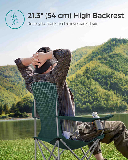 Set of 2 Folding Camping Chairs - image 19
