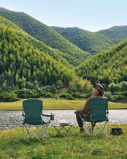 Set of 2 Folding Camping Chairs - image 24