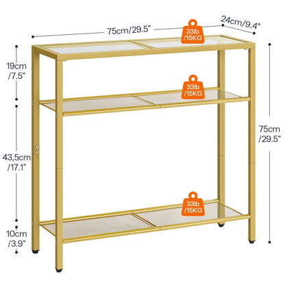Console Table - gold
