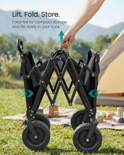 Foldable Camping Trolley with 4 Reinforced Wheels - image 41