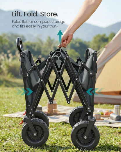 Foldable Camping Trolley with 4 Reinforced Wheels - image 50