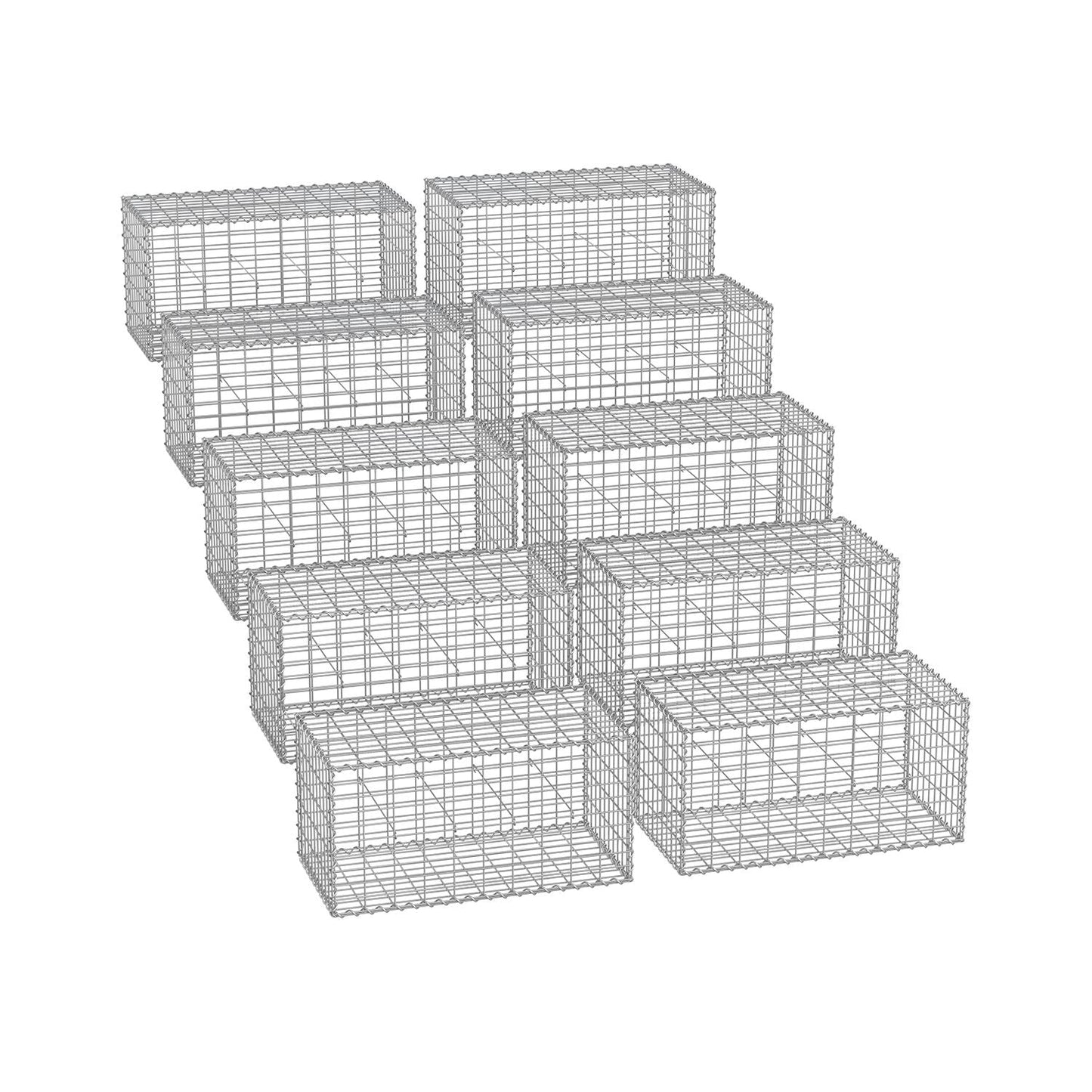 Gabion Basket Garden Fence 100 x 50 x 50 cm - image 37