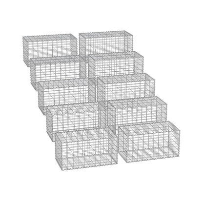 Gabion Basket Garden Fence 100 x 50 x 50 cm - image 38
