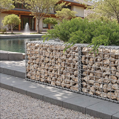 Gabion, metal gabion with mesh 100 x 50 x 30 cm, single pack - image 17
