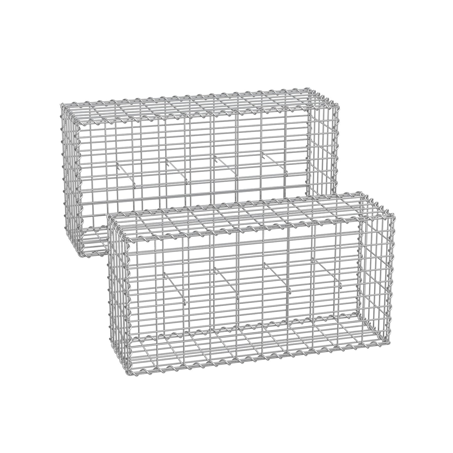 Gabion Basket, Metal Gabion Cages for Stones 100 x 50 x 30 cm - image 19