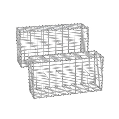 Gabion Basket, Metal Gabion Cages for Stones 100 x 50 x 30 cm - image 19
