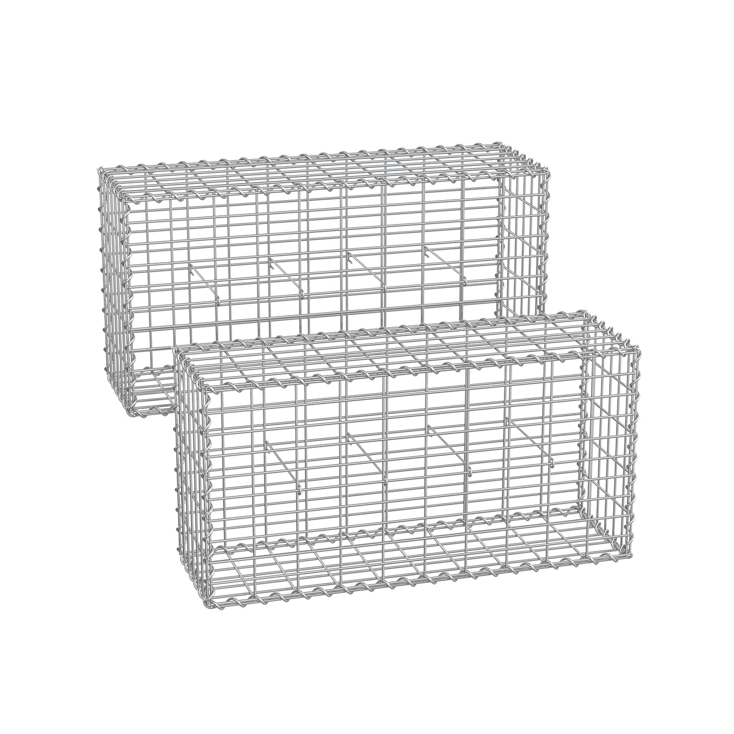 Gabion Basket, Metal Gabion Cages for Stones 100 x 50 x 30 cm - image 20