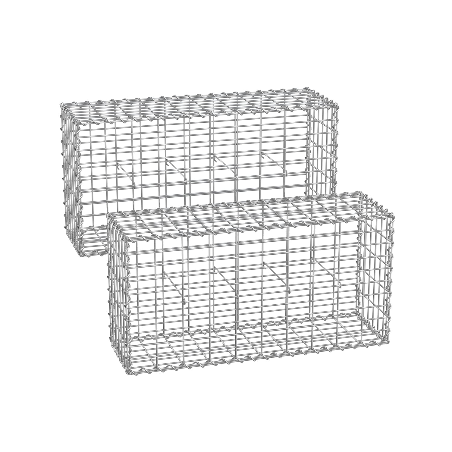 Gabion Basket, Metal Gabion Cages for Stones 100 x 50 x 30 cm - image 20