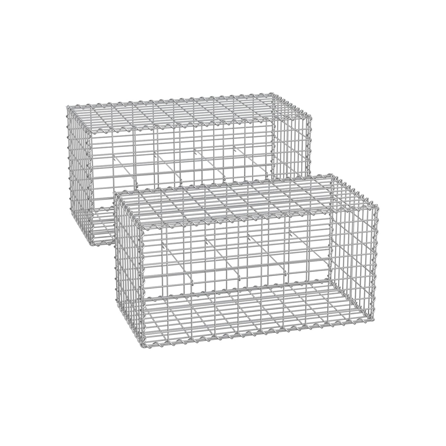 Gabion Basket Garden Fence 100 x 50 x 50 cm - image 46