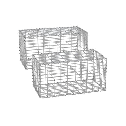 Gabion Basket Garden Fence 100 x 50 x 50 cm - image 46