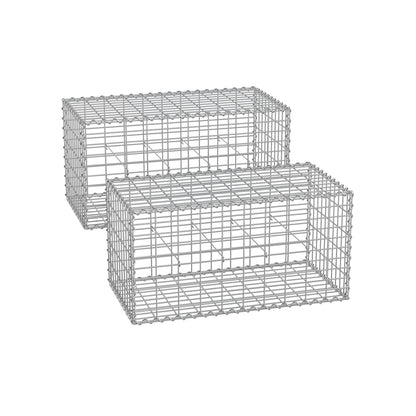 Gabion Basket Garden Fence 100 x 50 x 50 cm - image 47