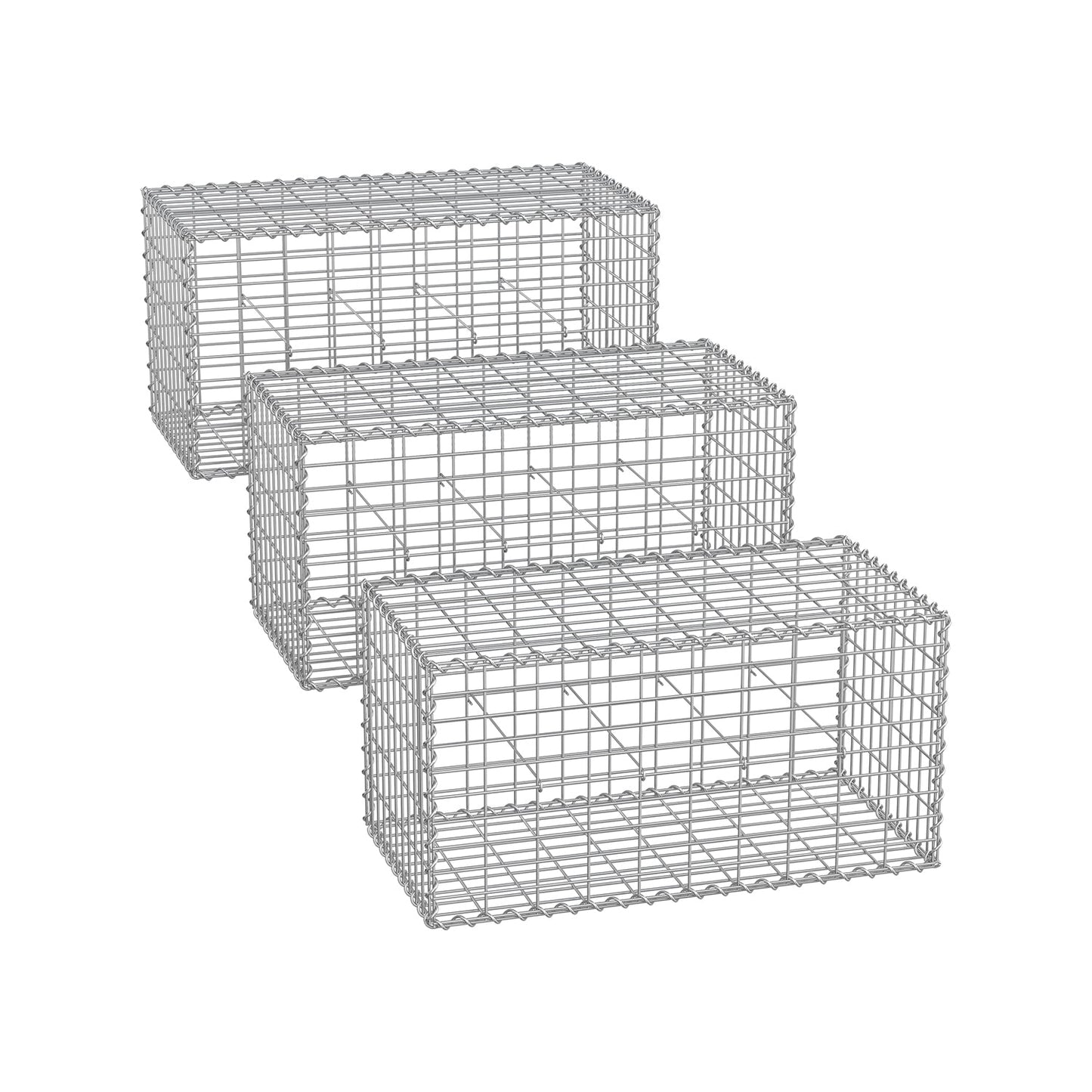 Gabion Basket Garden Fence 100 x 50 x 50 cm - image 19