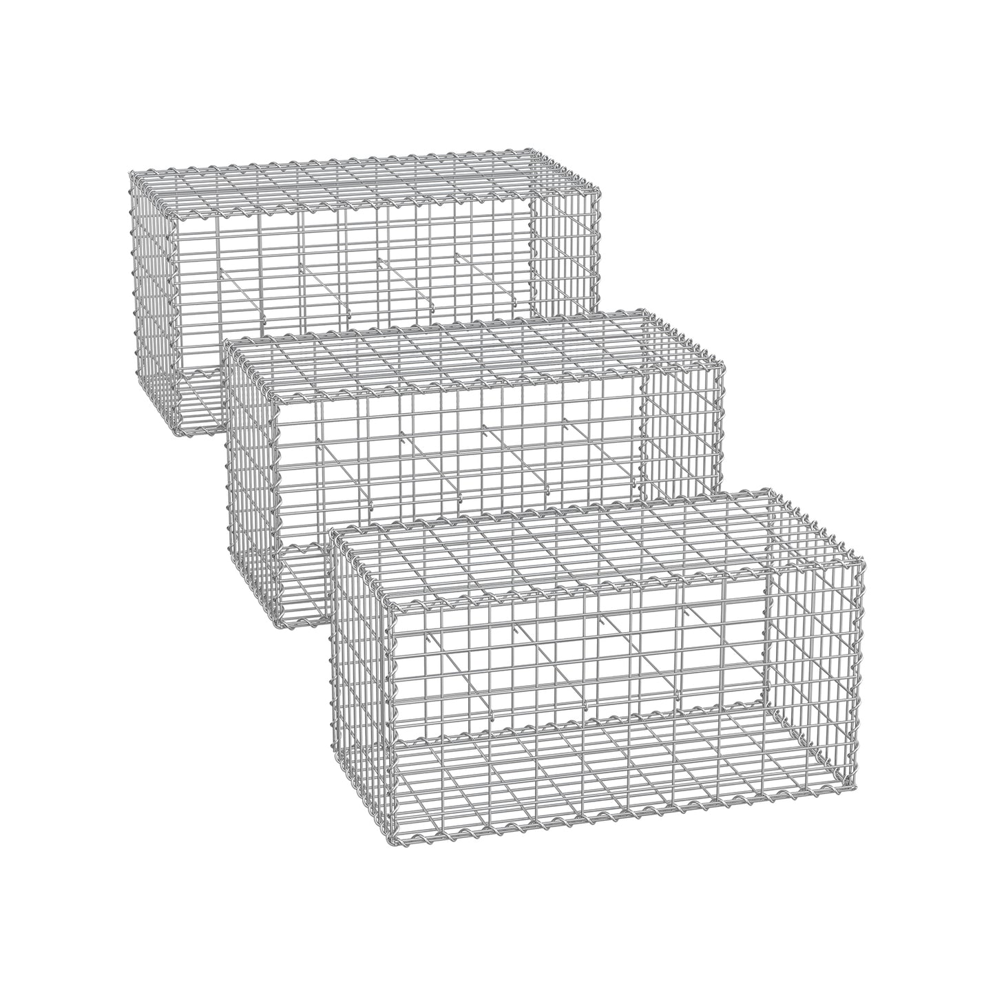 Gabion Basket Garden Fence 100 x 50 x 50 cm - image 20