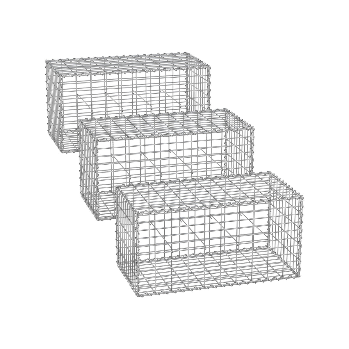Gabion Basket Garden Fence 100 x 50 x 50 cm - image 20