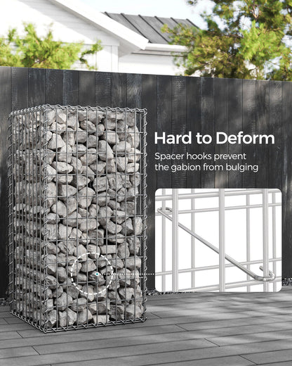 Gabion Basket Garden Fence 100 x 50 x 50 cm - image 23