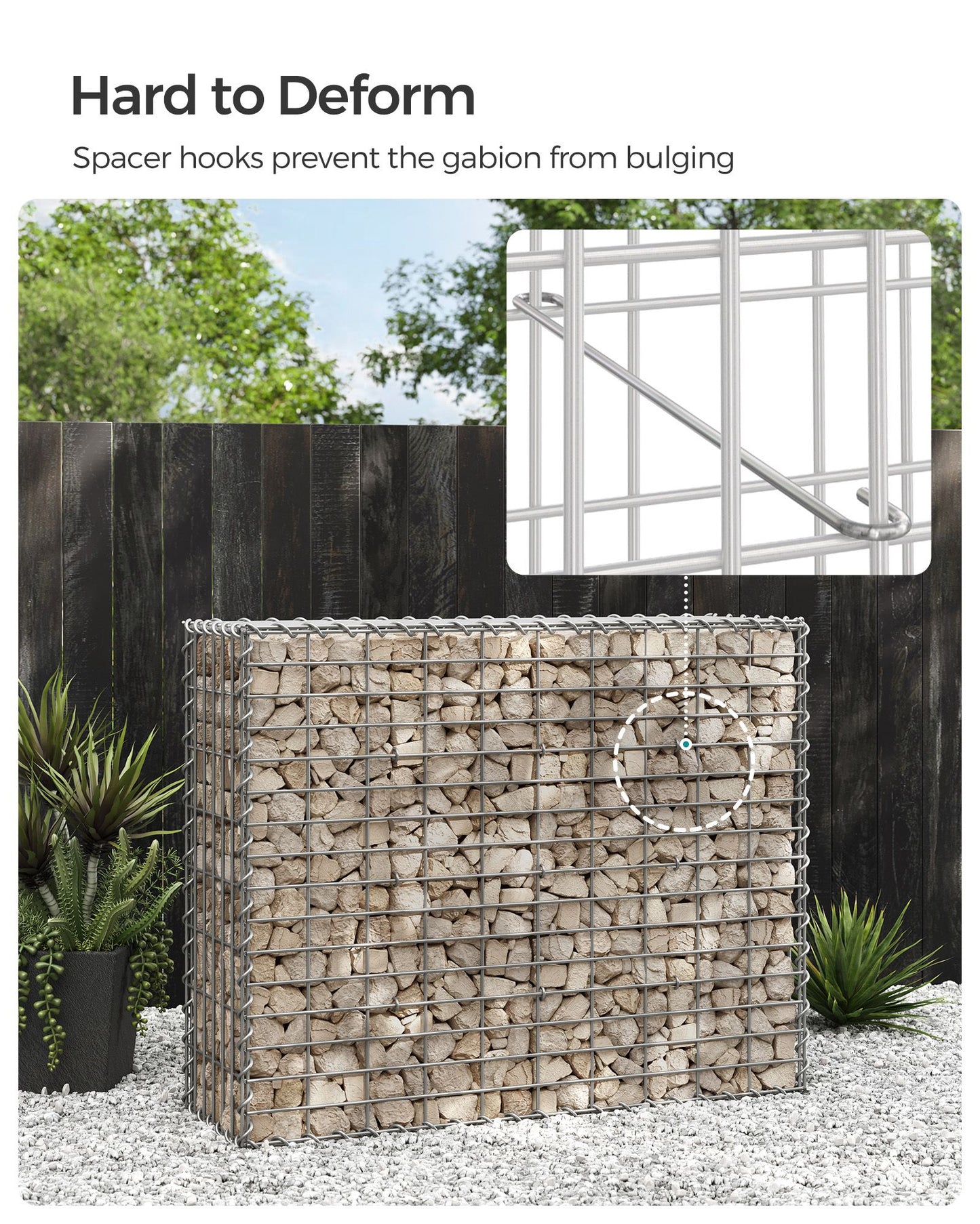 Meshed Stone Wire 100 x 80 x 30 cm - image 23