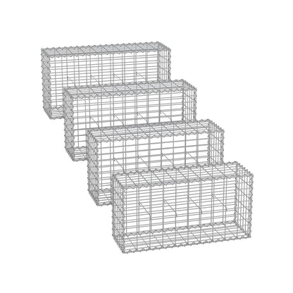 Gabion Basket, Metal Gabion Cages for Stones 100 x 50 x 30 cm - image 37